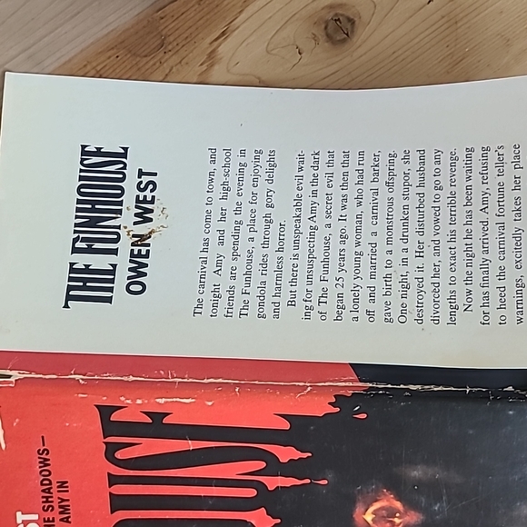 (1980) "The Funhouse" by Owen West aka Dean Koontz 1st edition in hardcover - Picture 7 of 14